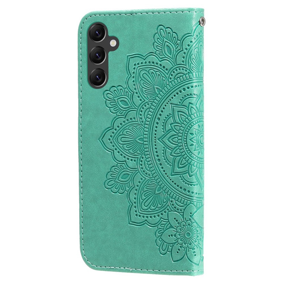 Flip case for Samsung Galaxy A14 4G/5G, Mandala Flower, green