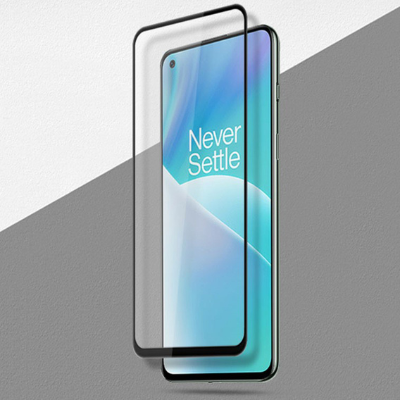 Mocolo Full Glue Tempered Glass for OnePlus Nord 2T 5G, black frame
