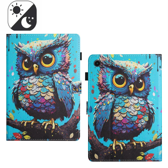 Case for Samsung Galaxy Tab A9 X110 / X115, owl