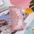 Flip case for Samsung Galaxy M52 5G, Mandala, pink