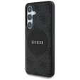 GUESS 4G Circle Classic Logo MagSafe case for Samsung Galaxy S25