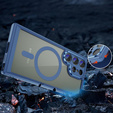 Case for Samsung Galaxy S24 Ultra, ERBORD Impact Guard, MagSafe, blue