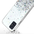 Case for Samsung Galaxy A51 4G, Glittery, transparent