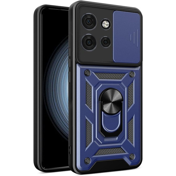 Case for Motorola Edge 50 Neo / Motorola ThinkPhone 25, CamShield Slide, blue