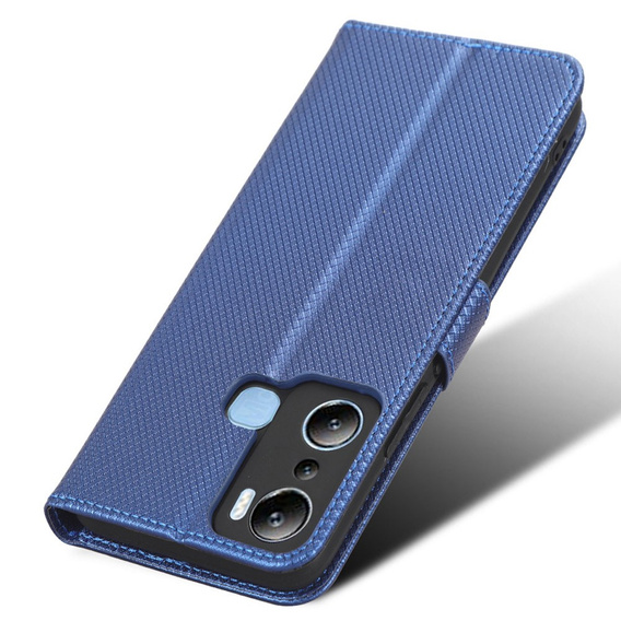 Flip case for Infinix Hot 20i, Wallet Smart Magnet Case, blue