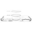 Spigen Ultra Hybrid MagSafe Case for iPhone 17, Clear/Graphite
