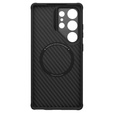 Nillkin Armored Case for Samsung Galaxy S25 Ultra, Carboprof Case, for Magsafe, black