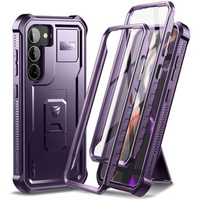 Armored case for Samsung Galaxy S23 Plus, Dexnor Full Body (Two Frames), purple