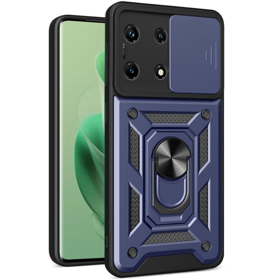Case for Infinix Zero 30 5G, CamShield Slide, blue