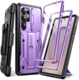 Case for Samsung Galaxy S25 Ultra – Tongate MECH Series Belt Clip, purple