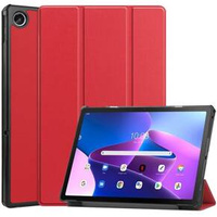 Case for Lenovo Tab M10 Plus 10.6 Gen 3 TB-125F TB-128F, Smartcase, red