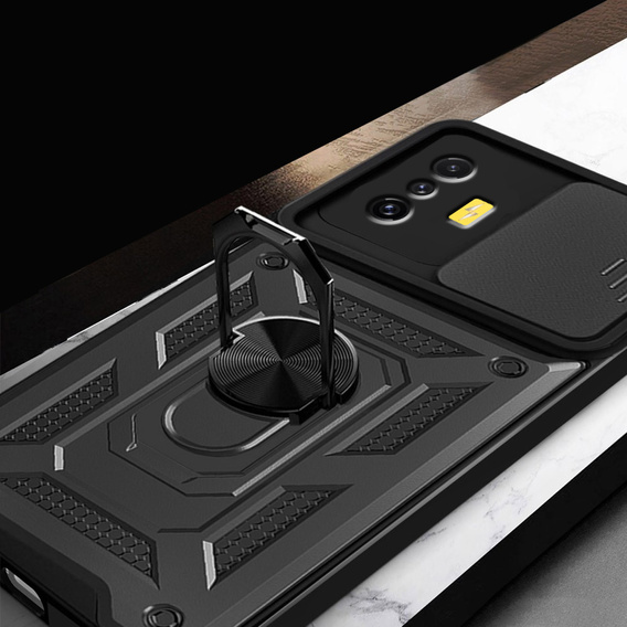 Case for Xiaomi Poco F4 GT, CamShield Slide, black