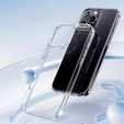 Case for iPhone 16 Pro, ERBORD Slim, transparent + 9H glass