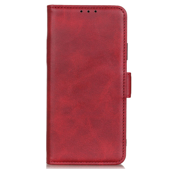 Flip case for Motorola Moto E13, Wallet, red