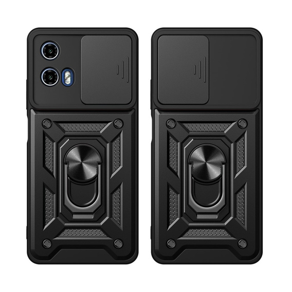 Case for Motorola Moto G24 / G24 Power / G04, CamShield Slide, black