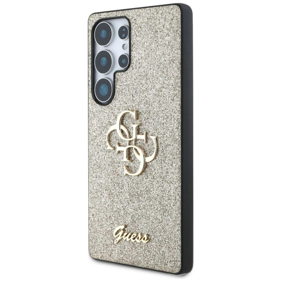 GUESS Fixed Glitter Big 4G Logo case for Samsung Galaxy S25 Ultra