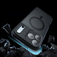 Matt Case for iPhone 17 Pro Max, for Magsafe, matt black