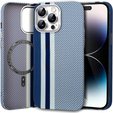 MagSafe's iPhone 14 Pro Max Case, Carbon Fiber, blue