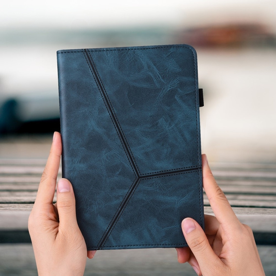 Case for Samsung Galaxy Tab A9+, Classic, with space for stylus, blue