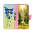 Flip case for Motorola Moto G84 5G, Wallet, feather, blue