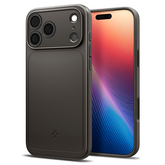 Spigen case for iPhone 17 Pro, Thin Fit MagSafe, Gunmetal