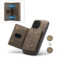Case for iPhone 14 Pro, DG.MING 2in1, coffee