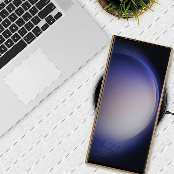 Case for Samsung Galaxy S23 Ultra, MagSafe Hybrid, gold