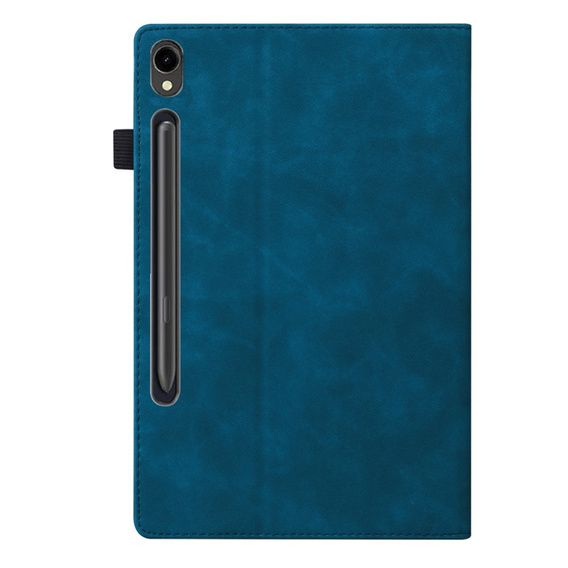 Case for Samsung Galaxy Tab S10 FE+ Plus, Classic, with space for stylus, blue