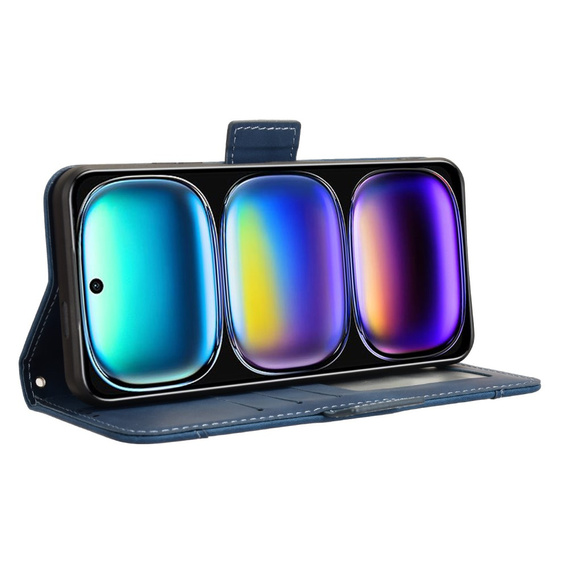 Flip case for Infinix Hot 50i 4G, Card Slot, dark blue