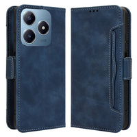 Flip case for Realme C61, Card Slot, dark blue