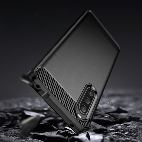 Case for Sony Xperia 10 V, Carbon, black