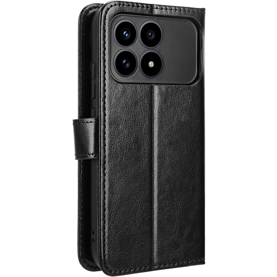 Crazy Horse Wallet flip case for Xiaomi Poco F8 Pro
