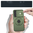 Case for Samsung Galaxy S23 FE, Military Magnet, for MagSafe, green