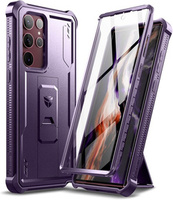 Armored case for Samsung Galaxy S22 Ultra, Dexnor Full Body, purple