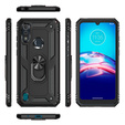 Armor Case for Motorola Moto E6S, Nox Case Ring, black