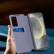 Flip case for Samsung Galaxy A56 5G, Smart View Wallet, purple