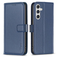 Flip case for Samsung Galaxy A35 5G, BINFEN Wallet, blue