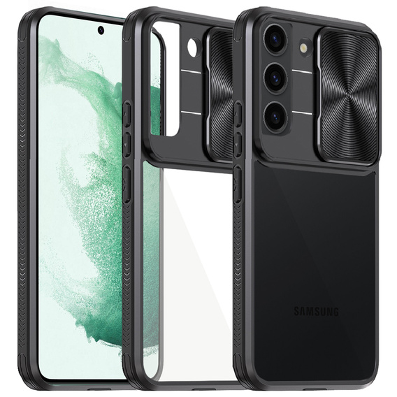 Case for Samsung Galaxy S22, Slide Camera, black