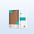 NILLKIN flip case for Samsung Galaxy S25 Ultra, CamShield Qin Pro, leather, brown