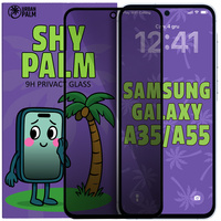 Shy Palm Privacy Tempered Glass for Samsung Galaxy A35 5G/A55 5G