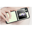 Case for Samsung Galaxy Z Flip 5 5G, Fusion Hybrid, transparent / black