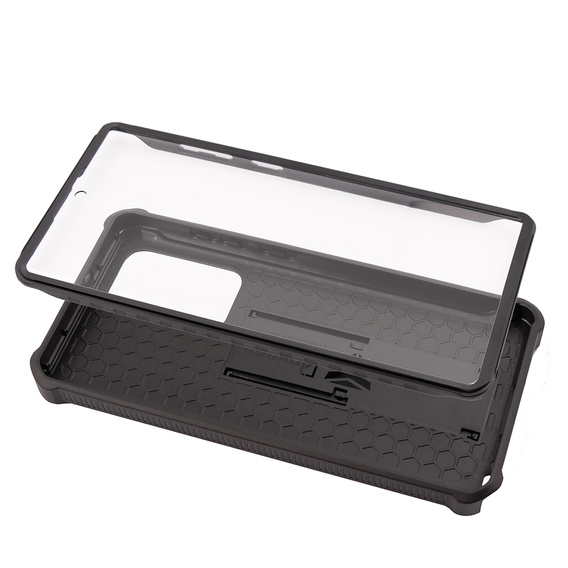 Armored case for Samsung Galaxy S22 Ultra, Dexnor Full Body, black