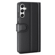 Flip case for Samsung Galaxy A35 5G, Split Leather, black