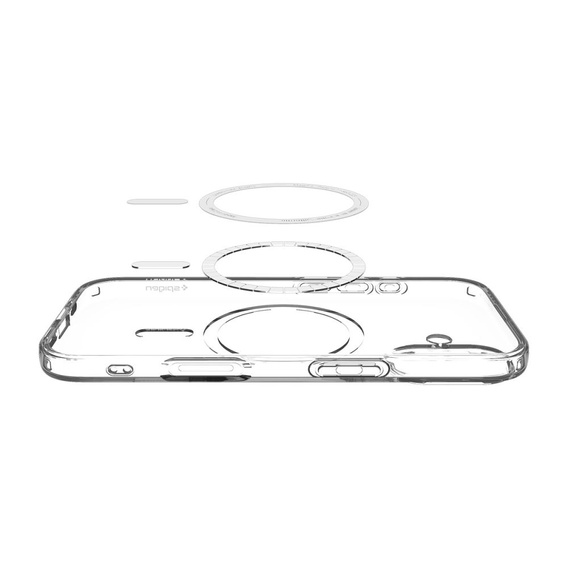 Spigen Case for iPhone 17, Liquid Crystal MagSafe, Clear/White