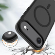 Matt Case for iPhone Air, for MagSafe, translucent black