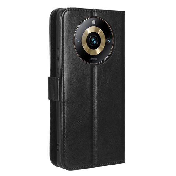 Flip case for Realme 11 Pro 5G / Pro+ 5G, Crazy Horse Wallet, black