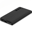 Flip case for Samsung Galaxy S23, GKK Leather, carbon black