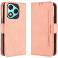 Flip case for Honor 400 Lite, Card Slot, pink