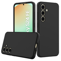 Case for Samsung Galaxy S24 FE, Silicone MagSafe, black