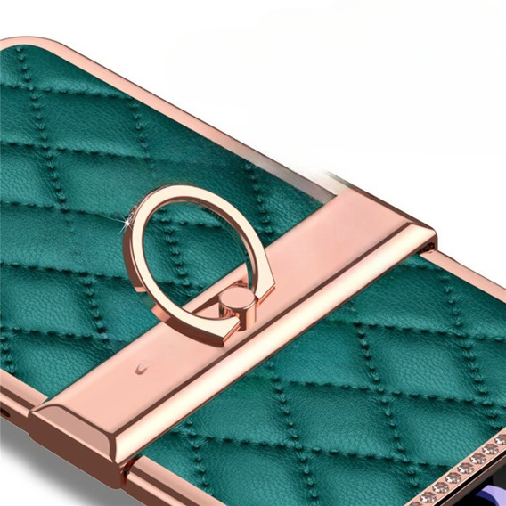 Case for Samsung Galaxy Z Flip 4 5G, Rhombus Grid